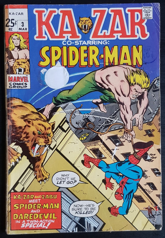 Ka-Zar #3 Marvel Comics (1970)