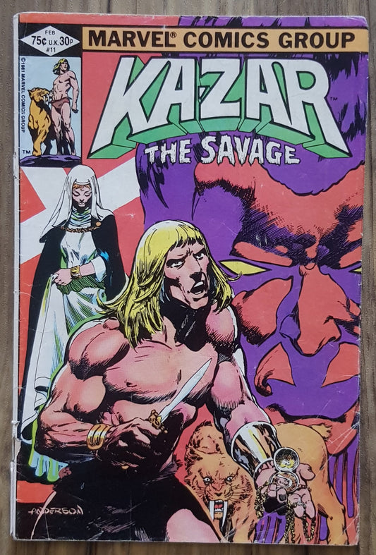 Ka-Zar the Savage #11 Marvel Comics (1981)