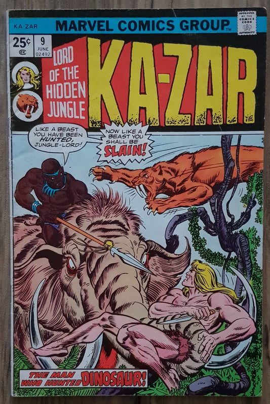 Ka-Zar #9 Marvel Comics (1974)