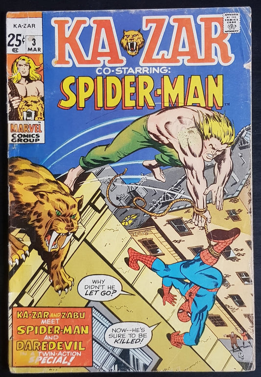 Ka-Zar #3 Marvel Comics (1970)