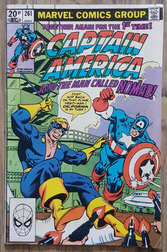 Captain America #261 Marvel Comics (1968)