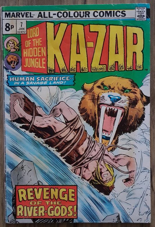 Ka-Zar #7 Marvel Comics (1974)