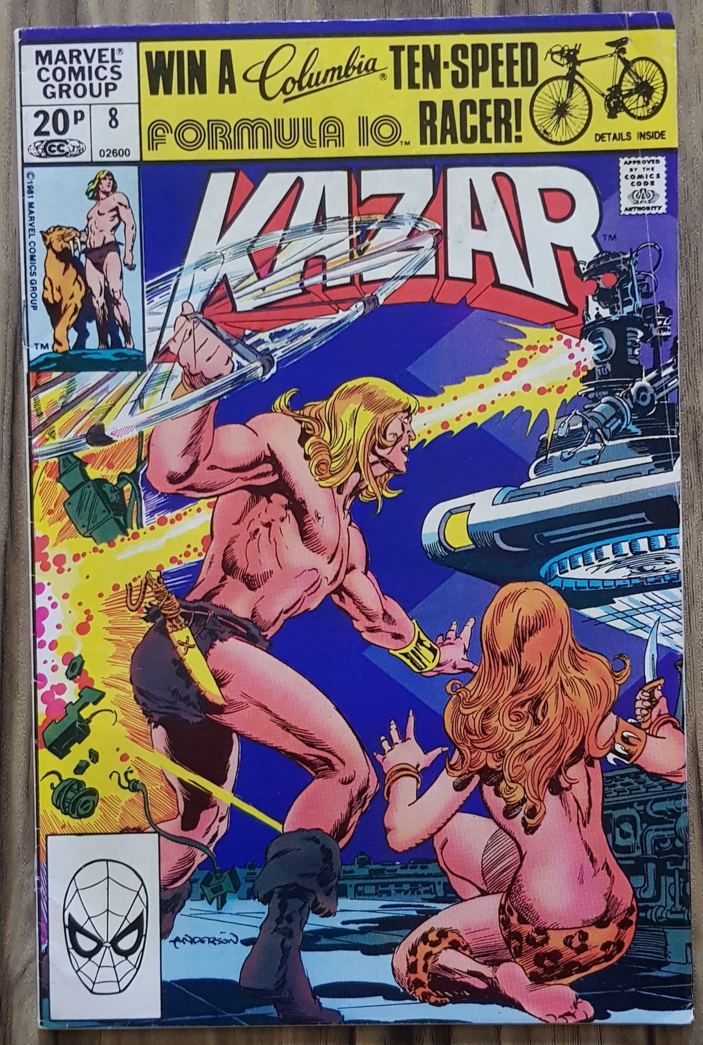 Ka-Zar the Savage #8 Marvel Comics (1981)