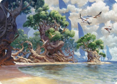 Dominaria United Art Series 61/81 Yavimaya Coast - Jesper Ejsing