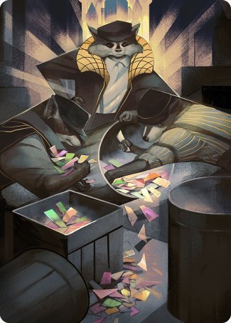 Streets of New Capenna Art Series 69/81 Masked Bandits - Julie Dillon