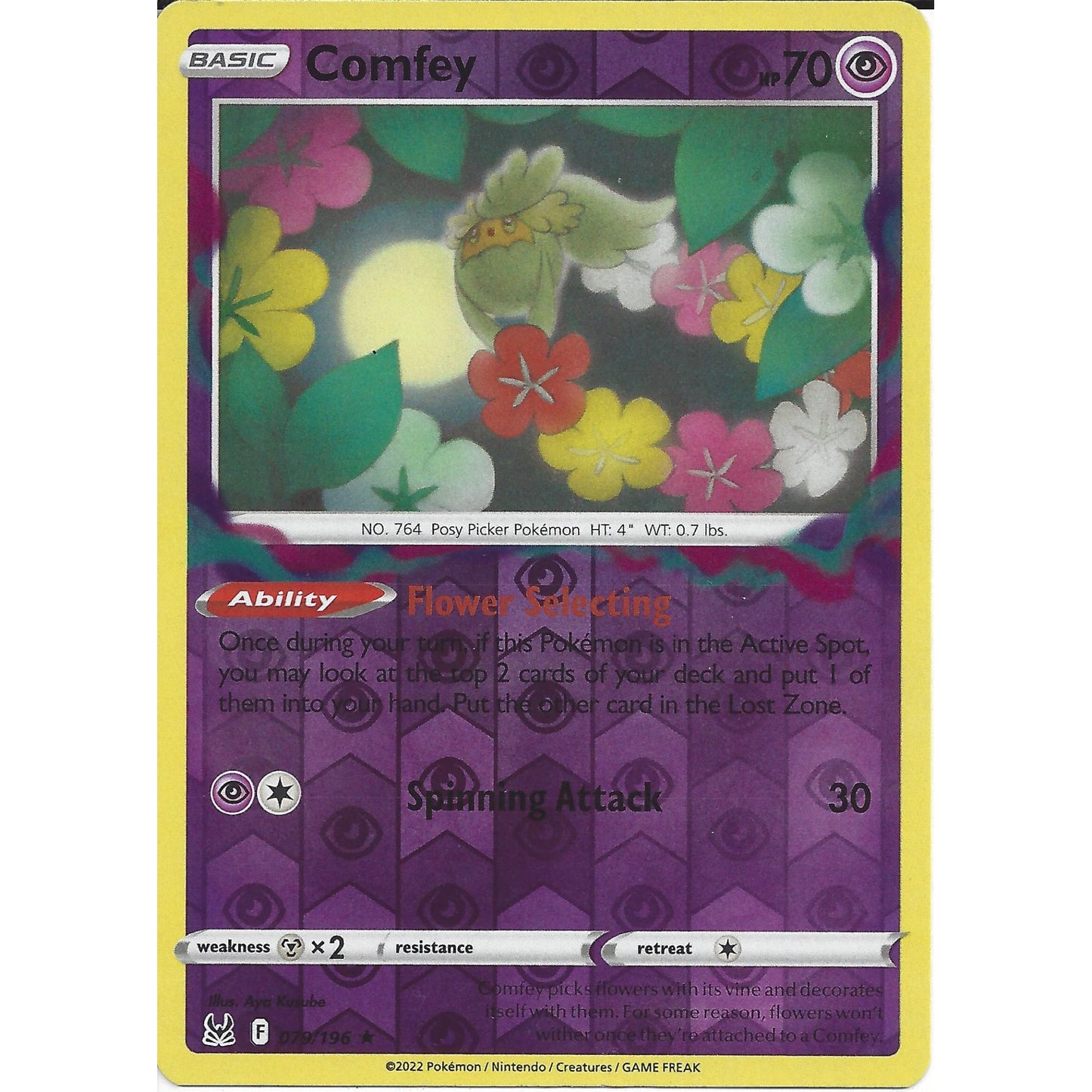 Lost Origin 079/196 Comfey (Reverse Holo)