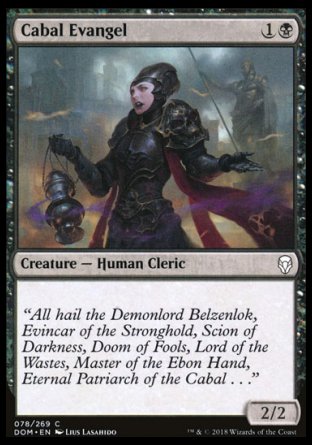 Dominaria 078/269 Cabal Evangel