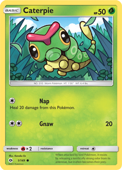 Sun & Moon 001/149 Caterpie