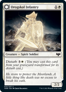 Innistrad: Crimson Vow 010/277 Drogskol Infantry//Drogskol Armaments