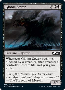 Core Set 2021 100/274 Gloom Sower