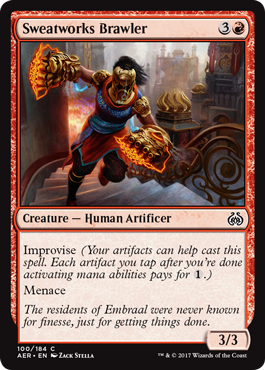 Aether Revolt 100/184 Sweatworks Brawler