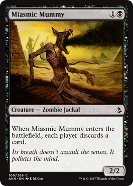 Amonkhet 100/269 Miasmic Mummy