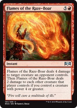 Ravnica Allegiance 101/259 Flames of the Raze-Boar