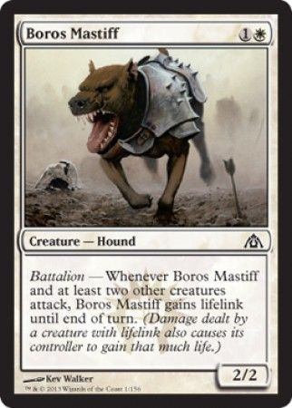 Dragon's Maze 001/156 Boros Mastiff