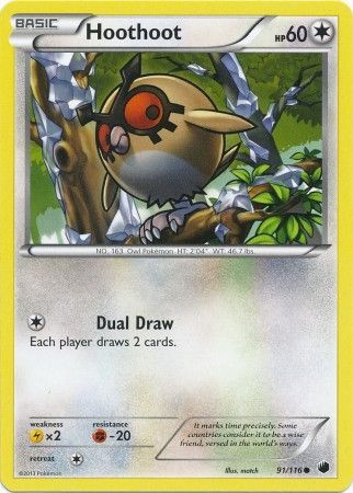 Plasma Freeze 091/116 Hoothoot