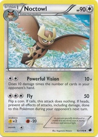 Plasma Freeze 092/116 Noctowl