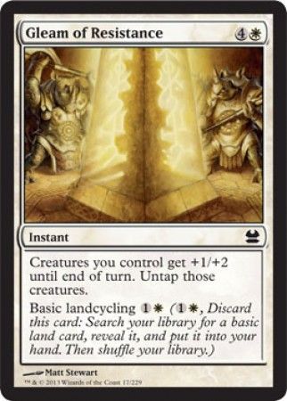 Modern Masters 017/229 Gleam of Resistance