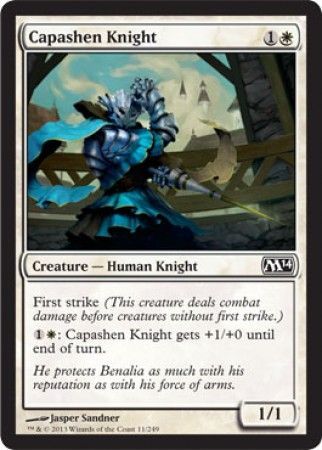 Magic 2014 011/249 Capashen Knight