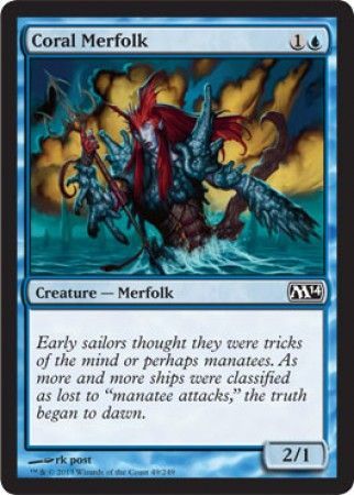 Magic 2014 049/249 Coral Merfolk