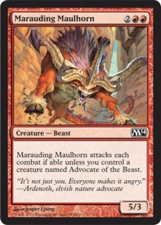 Magic 2014 145/249 Marauding Maulhorn