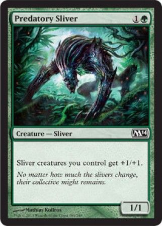 Magic 2014 189/249 Predatory Sliver