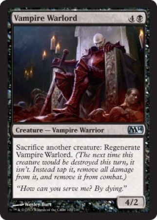 Magic 2014 120/249 Vampire Warlord