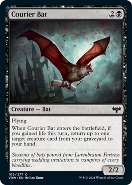 Innistrad: Crimson Vow 102/277 Courier Bat