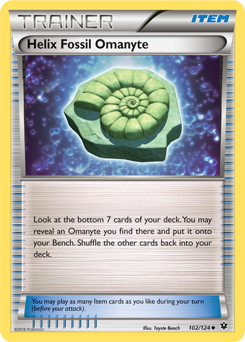 Fates Collide 102/124 Helix Fossil Omanyte