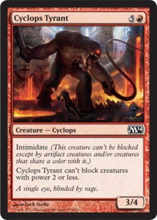 Magic 2014 135/249 Cyclops Tyrant