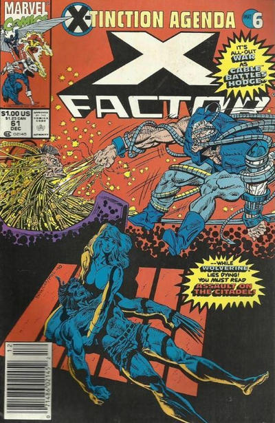 X-factor #61 Marvel Comics (1985)