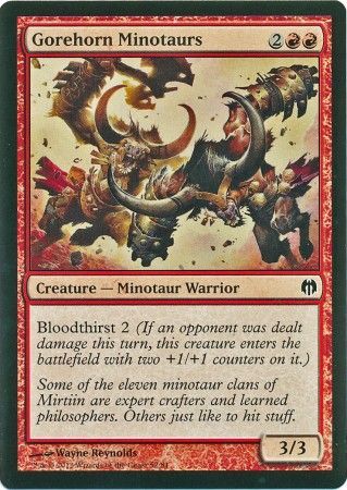 Duel Decks: Heroes vs. Monsters 52/83 Gorehorn Minotaurs