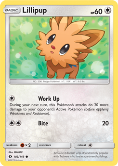 Sun & Moon 103/149 Lillipup