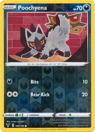 Vivid Voltage 103/185 Poochyena (Reverse Holo)