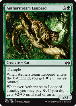 Aether Revolt 103/184 Aetherstream Leopard