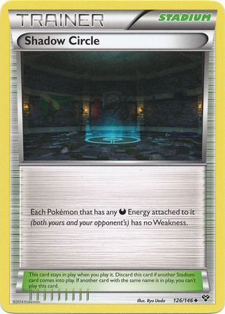 XY Base Set 126/146 Shadow Circle