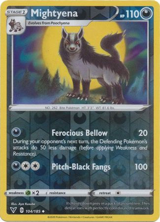 Vivid Voltage 104/185 Mightyena (Reverse Holo)