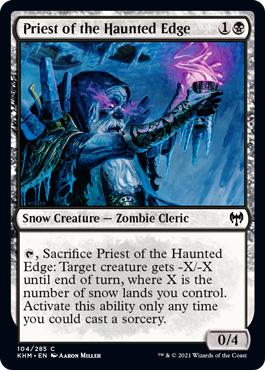 Kaldheim 104/285 Priest of the Haunted Edge (Foil)