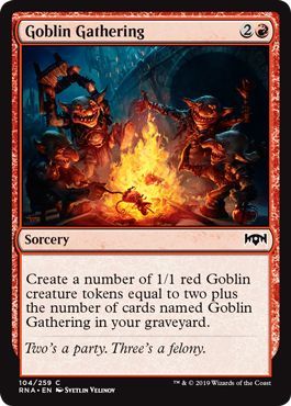 Ravnica Allegiance 104/259 Goblin Gathering