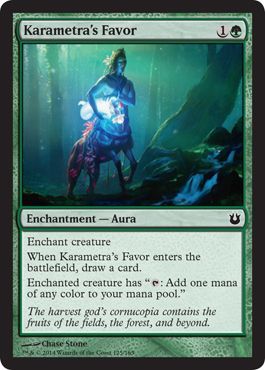 Born of the Gods 125/165 Karametra's Favor