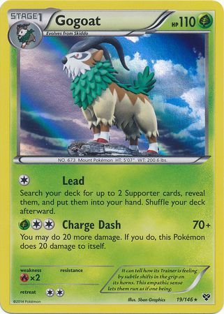 XY Base Set 019/146 Gogoat (Holo)