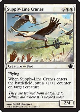 Journey into Nyx 028/165 Supply-Line Cranes