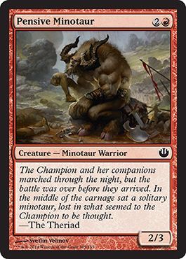 Journey into Nyx 105/165 Pensive Minotaur