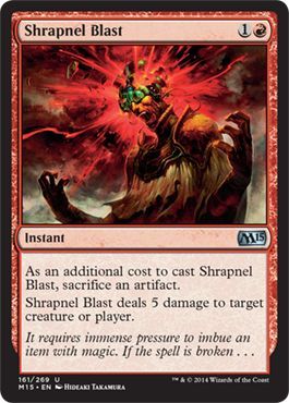 Magic 2015 161/269 Shrapnel Blast