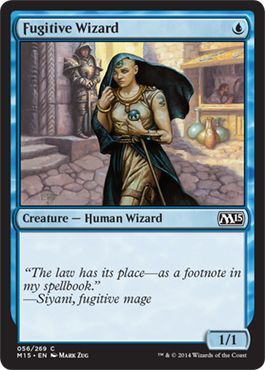 Magic 2015 056/269 Fugitive Wizard