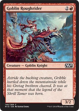 Magic 2015 146/269 Goblin Roughrider