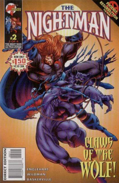 The Night Man #2 Malibu Comics (1995)