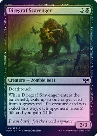 Innistrad: Crimson Vow 105/277 Diregraf Scavenger (Foil)