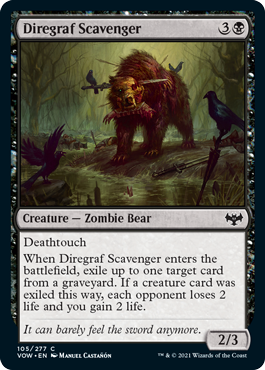 Innistrad: Crimson Vow 105/277 Diregraf Scavenger