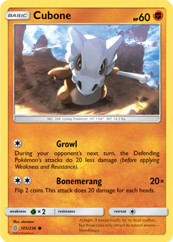 Unified Minds 105/236 Cubone