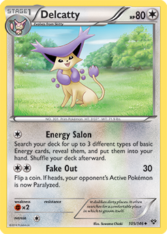 XY Base Set 105/146 Delcatty